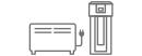 Pictogramme Radiateurs électriques + Chauffe eau thermodynamique