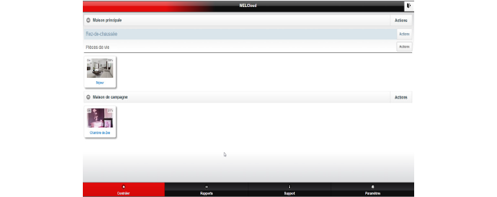 Personnalisation interface - MelCLoud