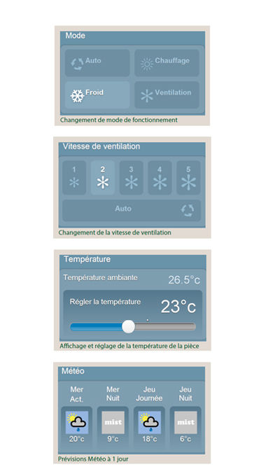 screenshot interface wifi Mitsubishi Electric 